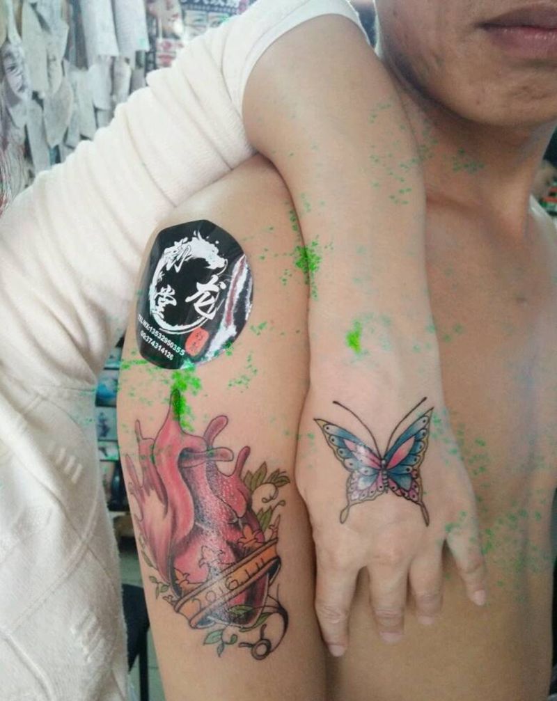 情侣图纹身图片