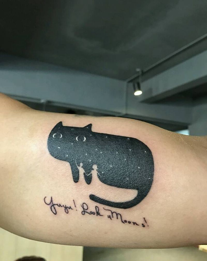 Cat纹身图片