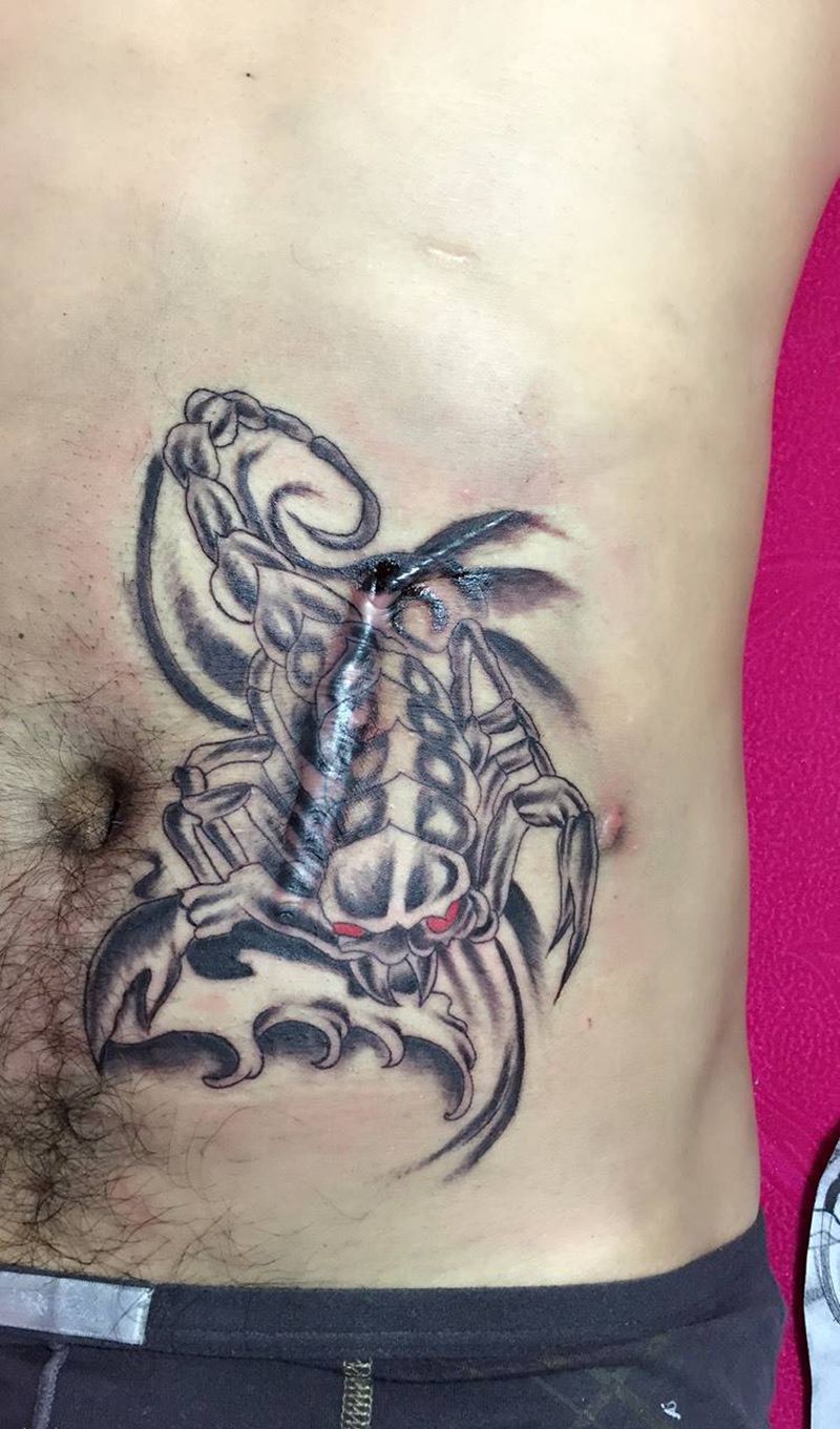 遮盖疤痕纹身图片