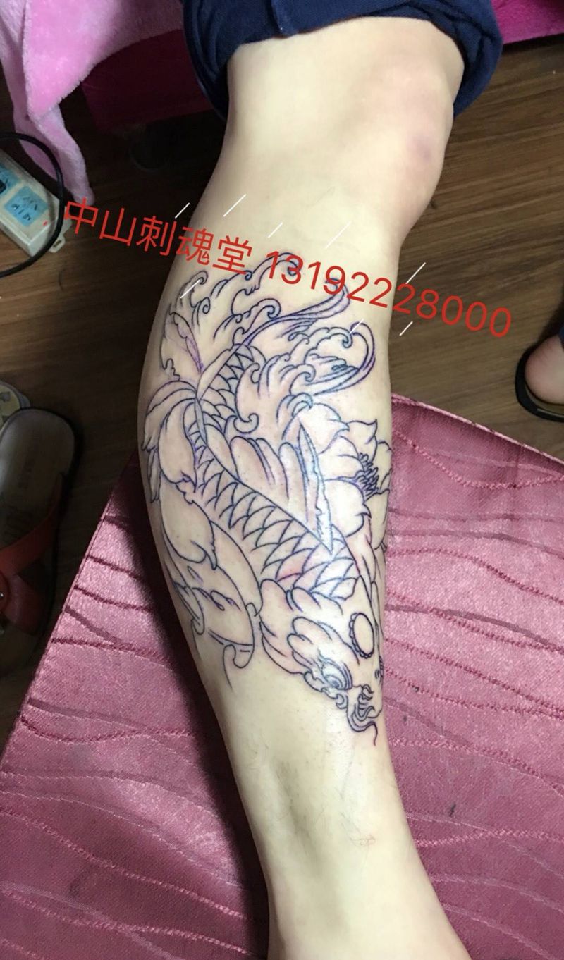 鲤鱼纹身图片