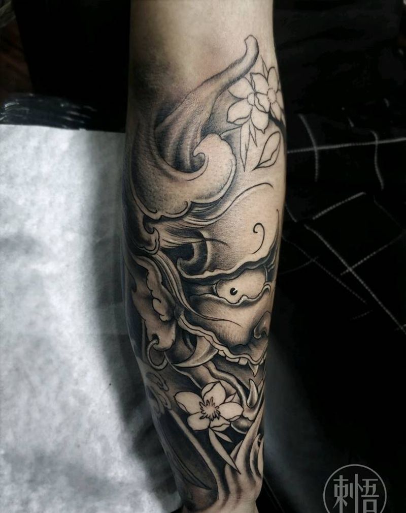 久违的般若纹身图片_新传统纹身图案