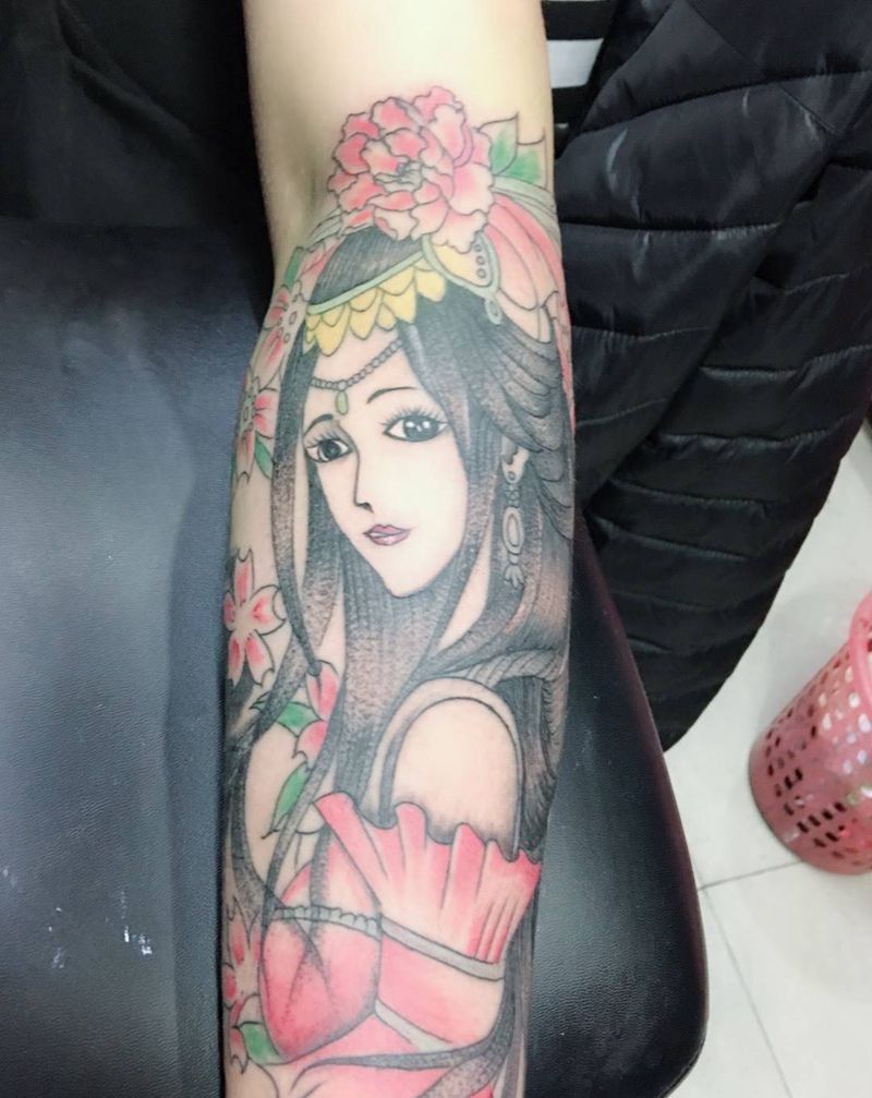 美女图纹身图片