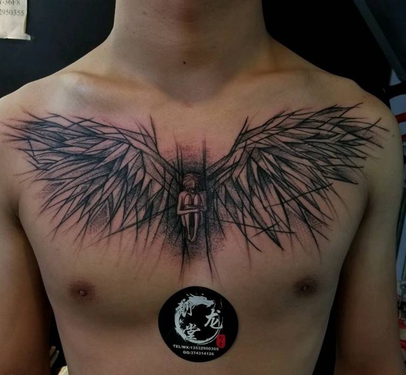 乱七八糟来一个纹身图片_欧美写实纹身图案