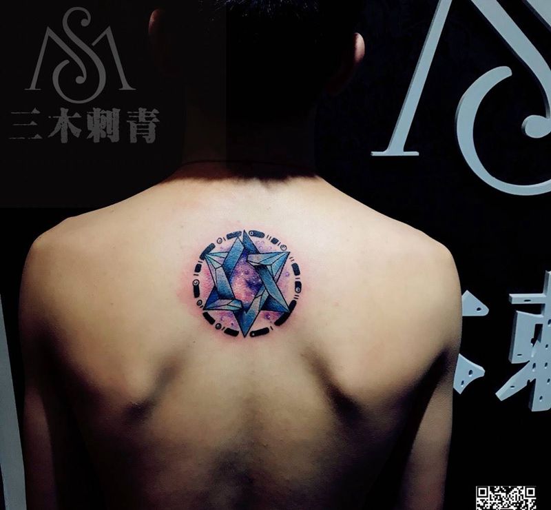 六芒星纹身图片