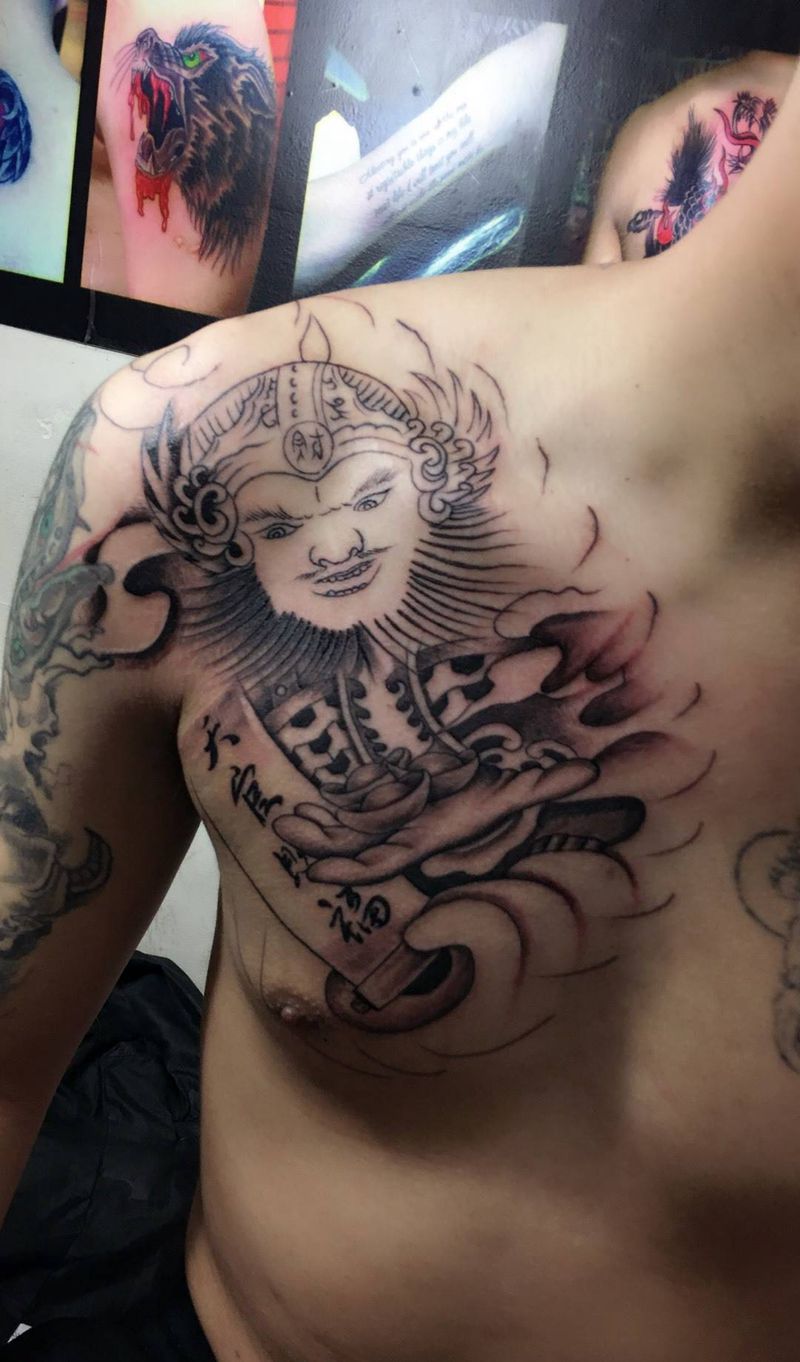 天官赐福纹身图片