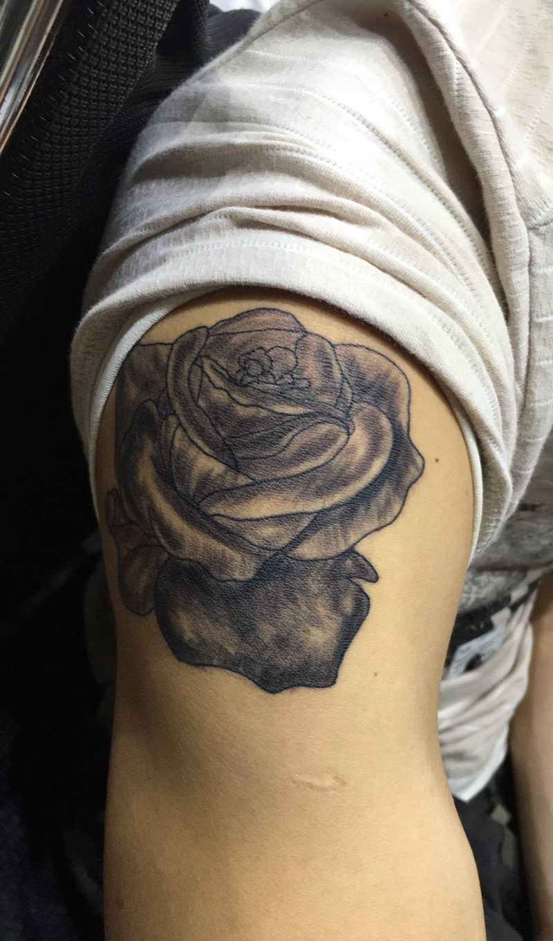 拯救一坨花纹身图片