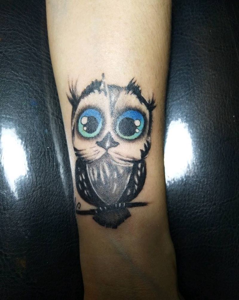 猫头鹰纹身图片