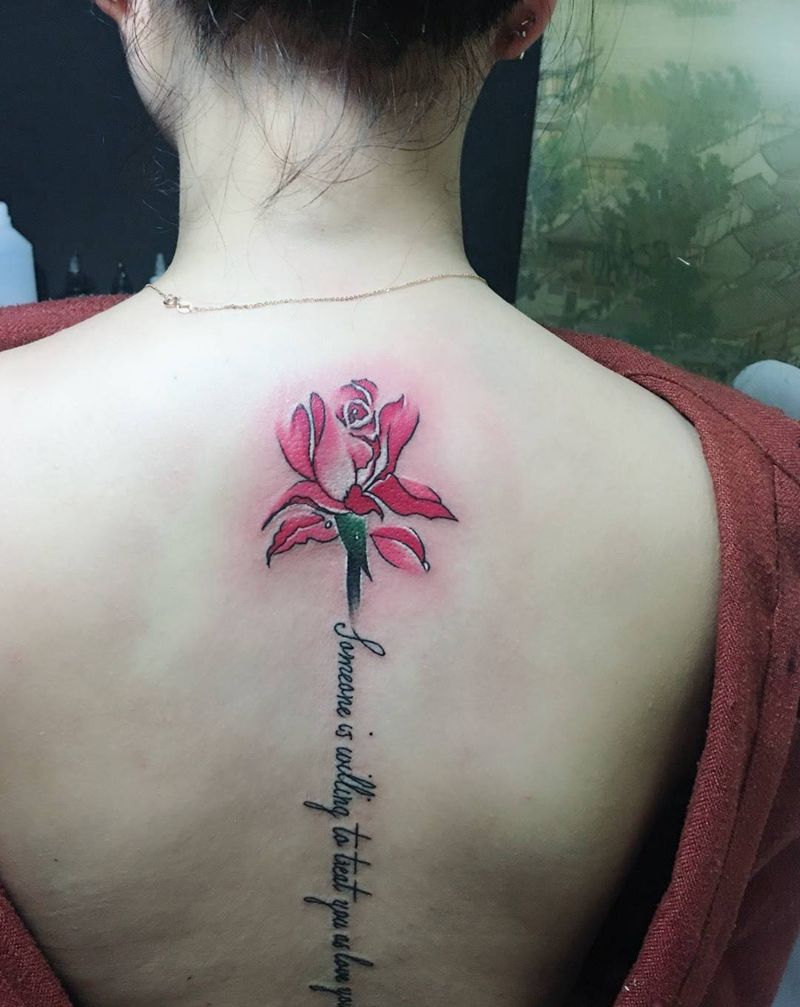 后背图纹身图片