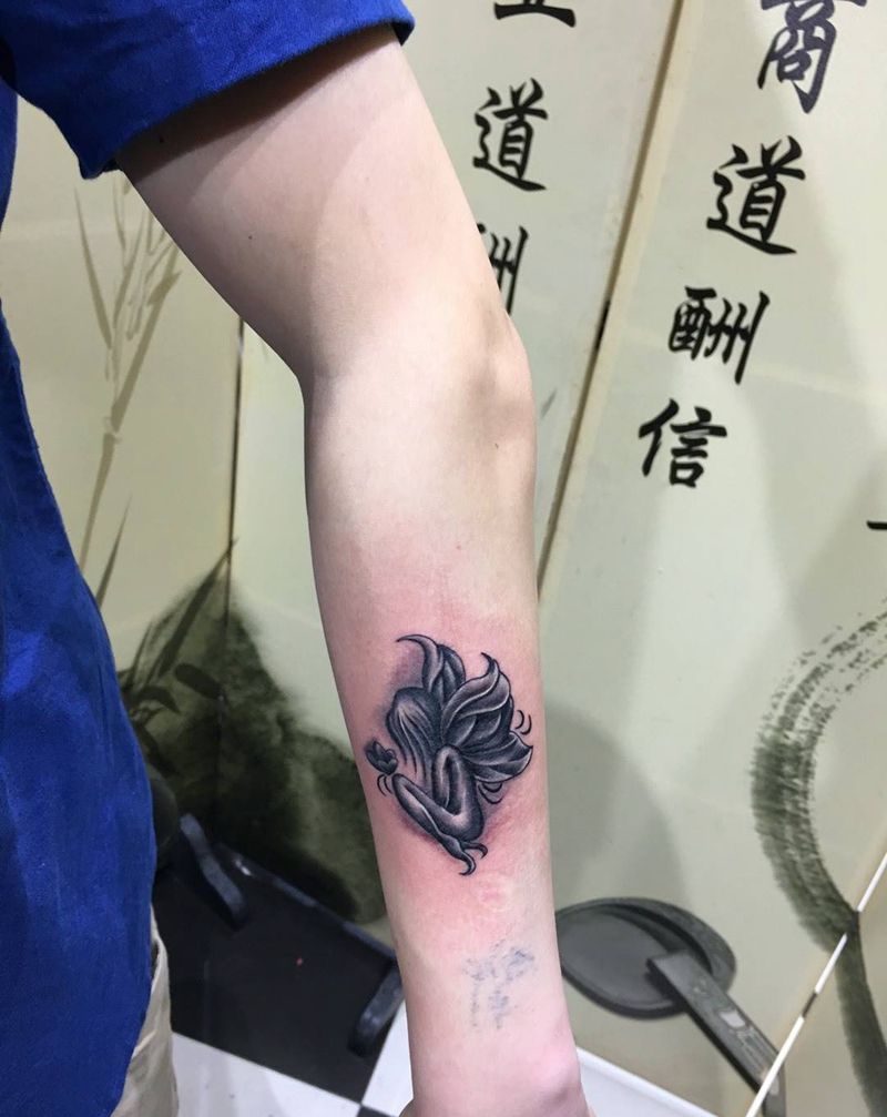 小天使纹身图片