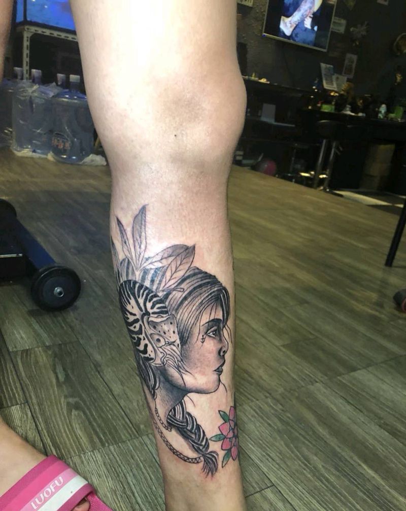 美女纹身图片