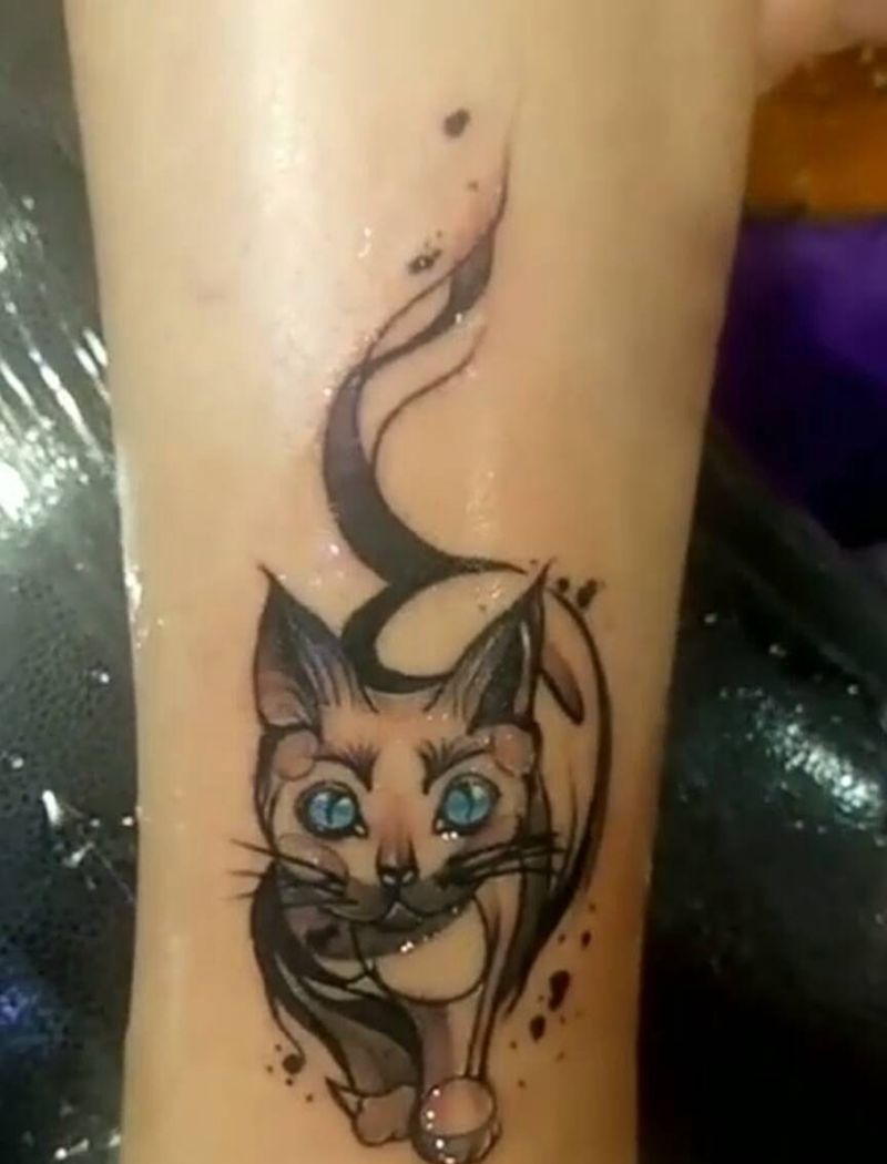 猫咪纹身图片