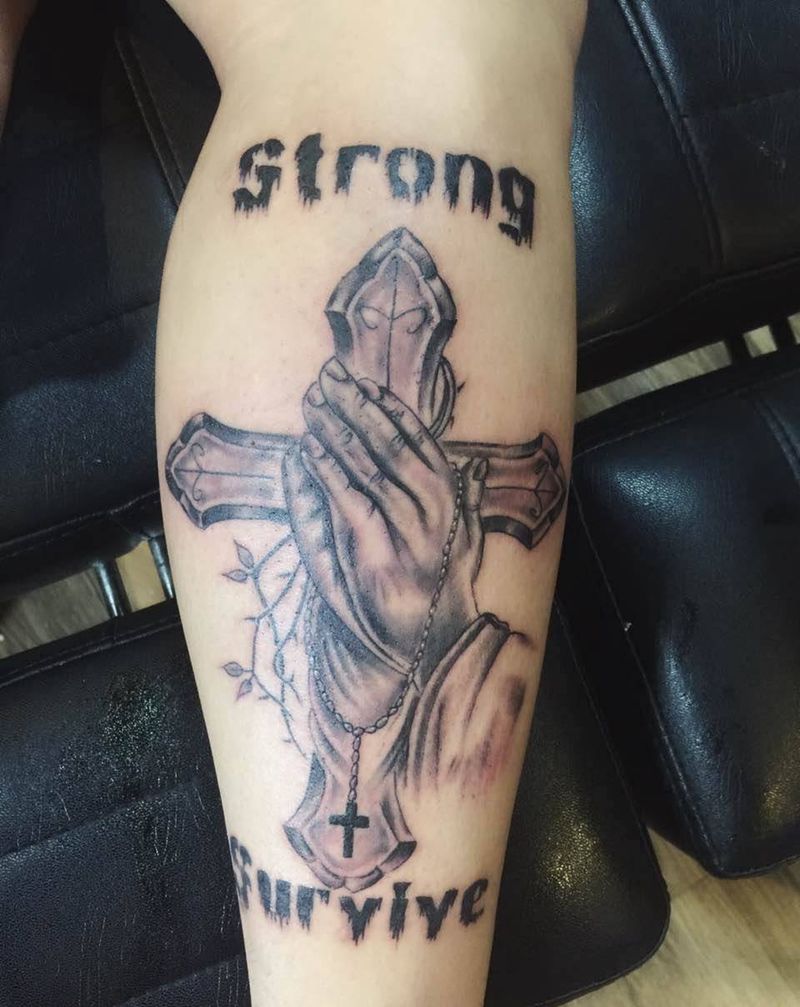 上帝之手纹身图片