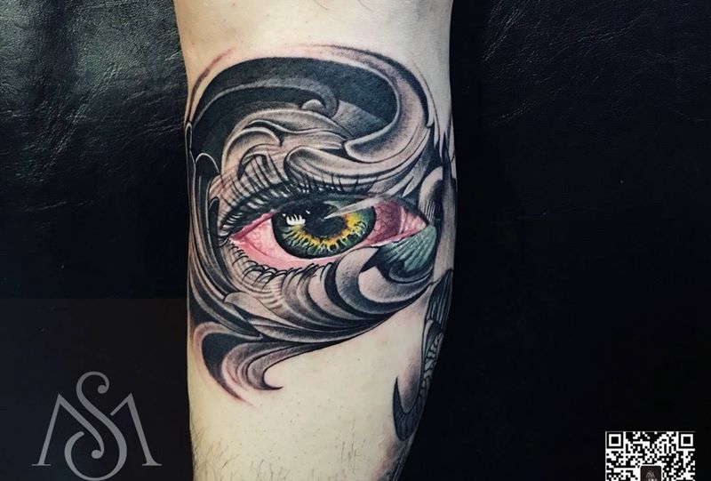眼纹身图片