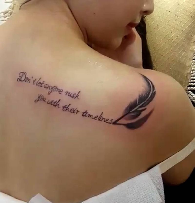 小清新纹身图片