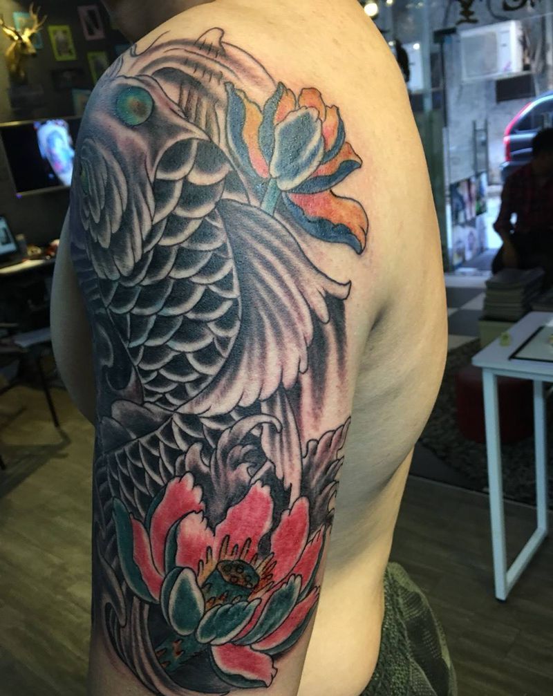 遮盖图腾纹身图片