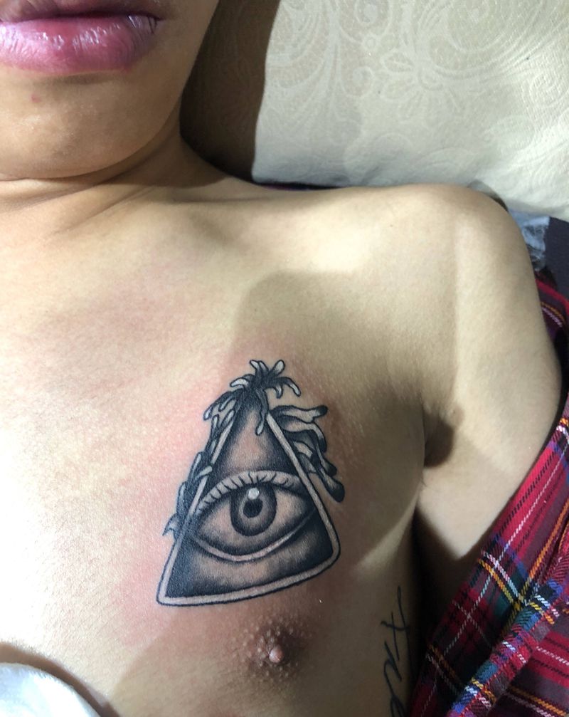 天使之眼纹身图片