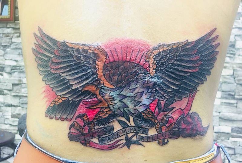 疤痕遮盖纹身图片