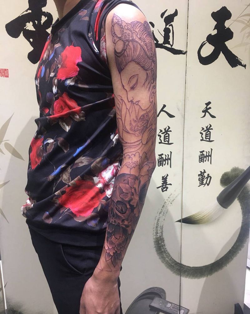 特价花臂限5名纹身图片