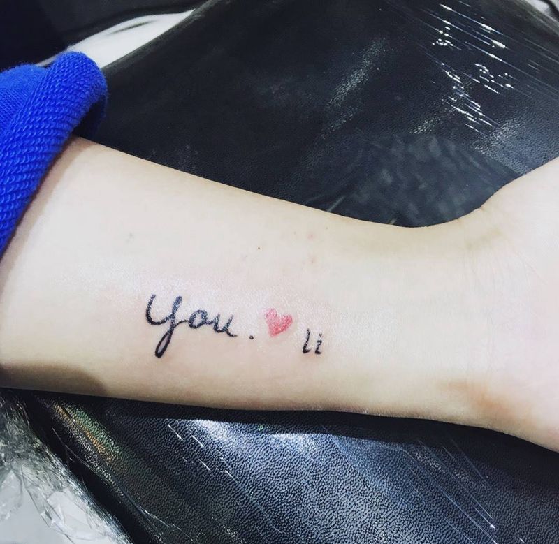 闺蜜情深纹身图片