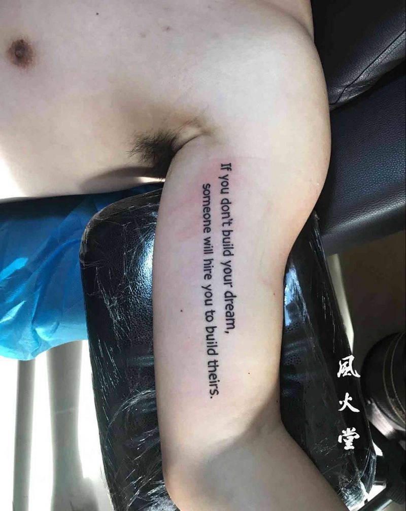 英文纹身图片_成品手臂清新字符纹身图案