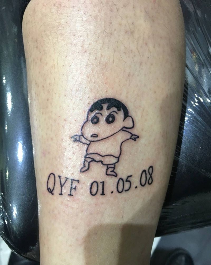 小新蜡笔社会纹身图片