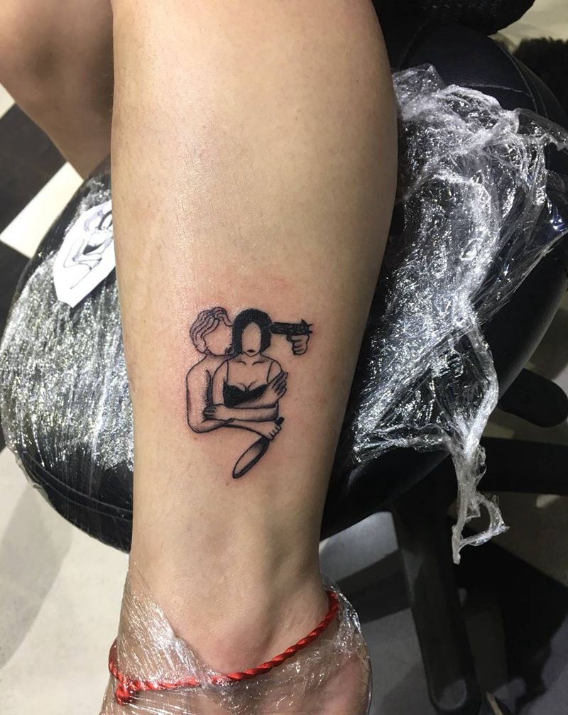 暗黑风格纹身图片