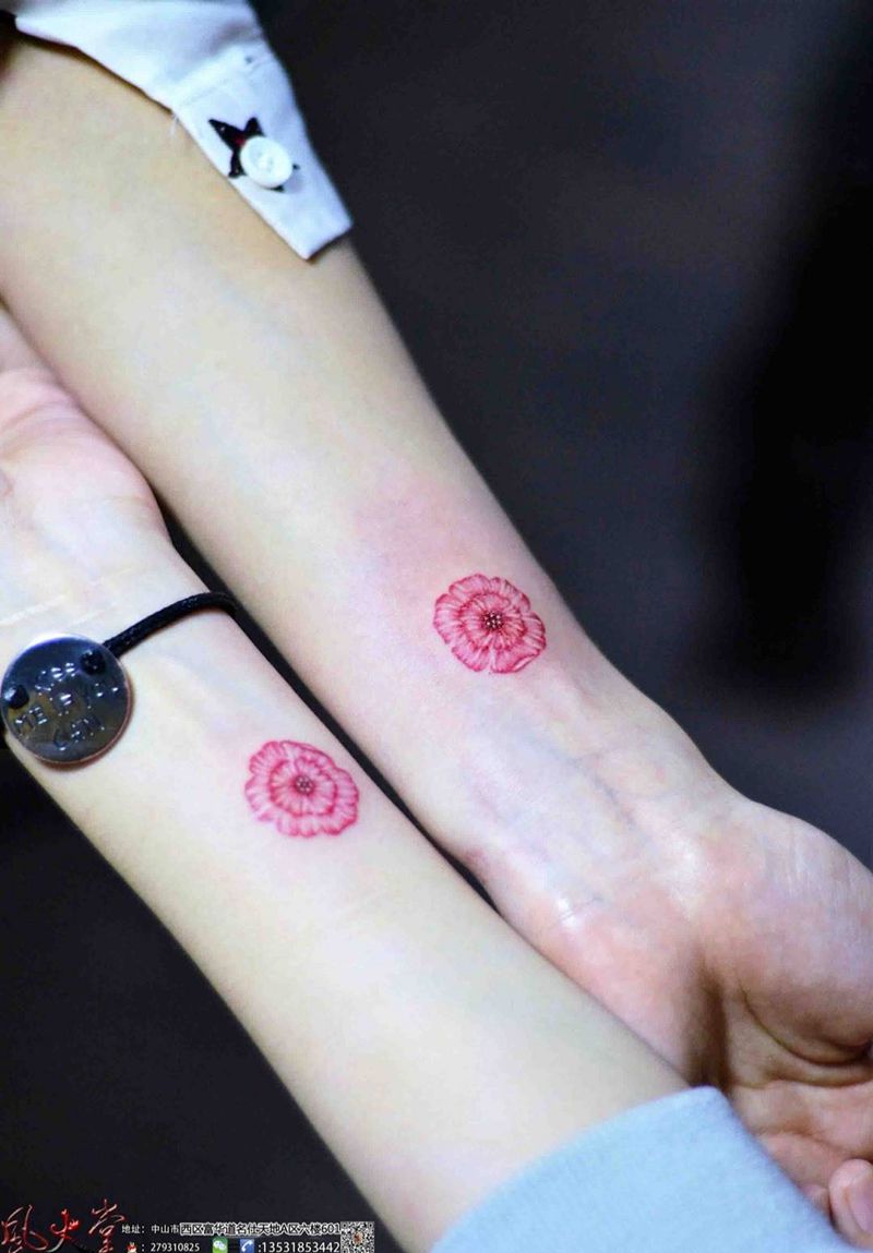 小清新集纹身图片_成品肩部腰部背部清新字符几何纹身图案