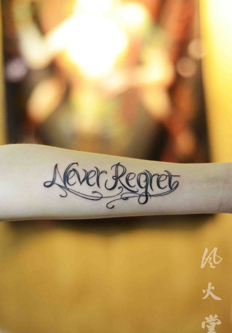 花体英文纹身纹身图片_成品手部清新字符纹身图案