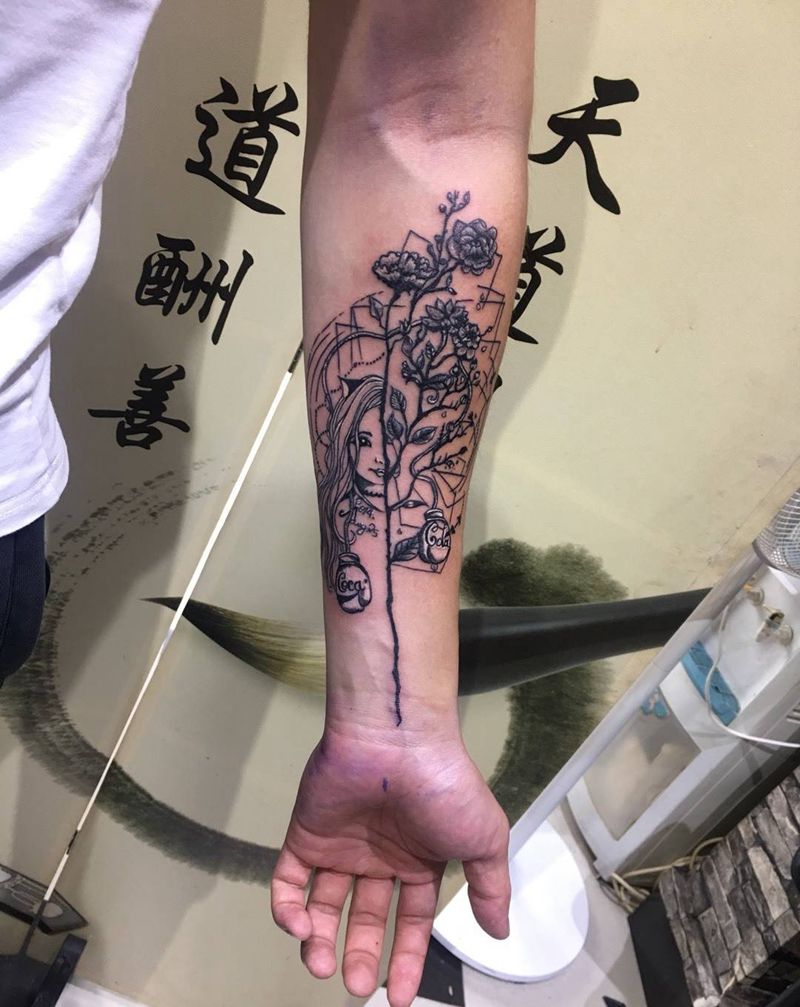 健身教练原创纹身图片