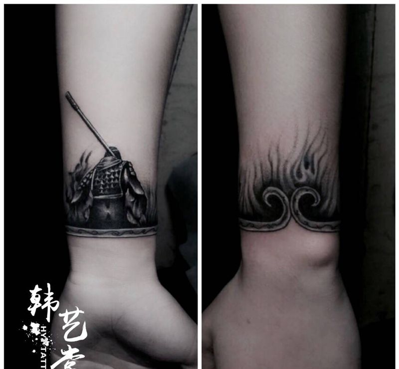 至尊宝纹身图片