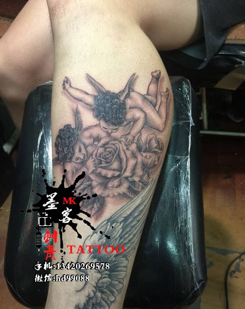 丘比特纹身图片