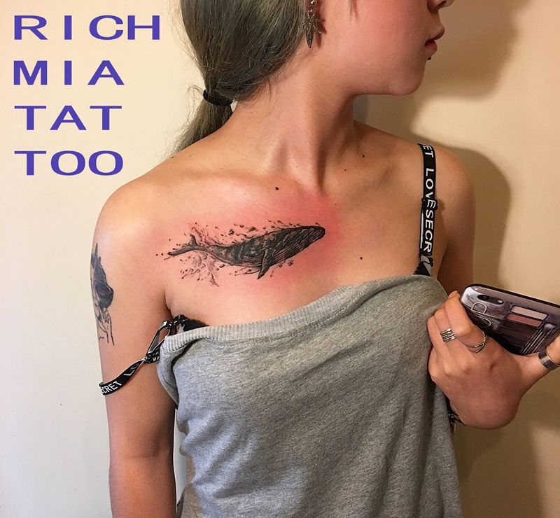 -纹身图片_胸部纹身图案