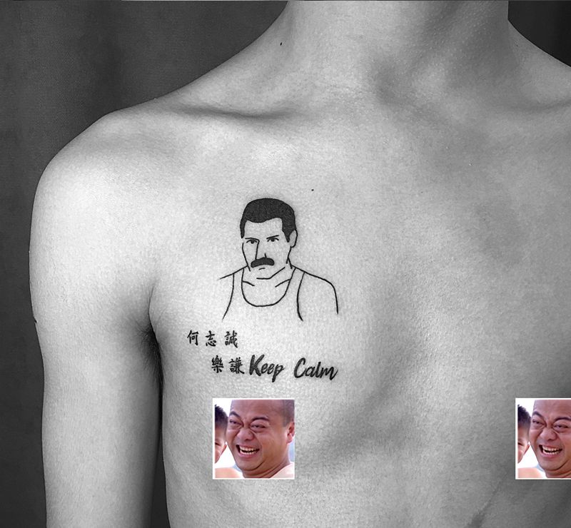 -纹身图片_背部胸部纹身图案