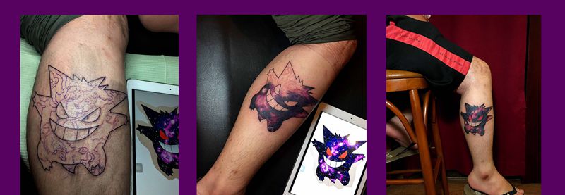 -纹身图片_腿部纹身图案