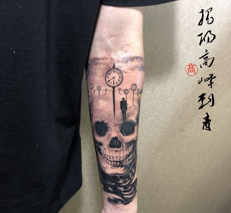 欧美纹身纹身图片_手臂欧美写实纹身图案