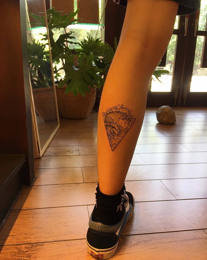 -纹身图片_腰部纹身图案