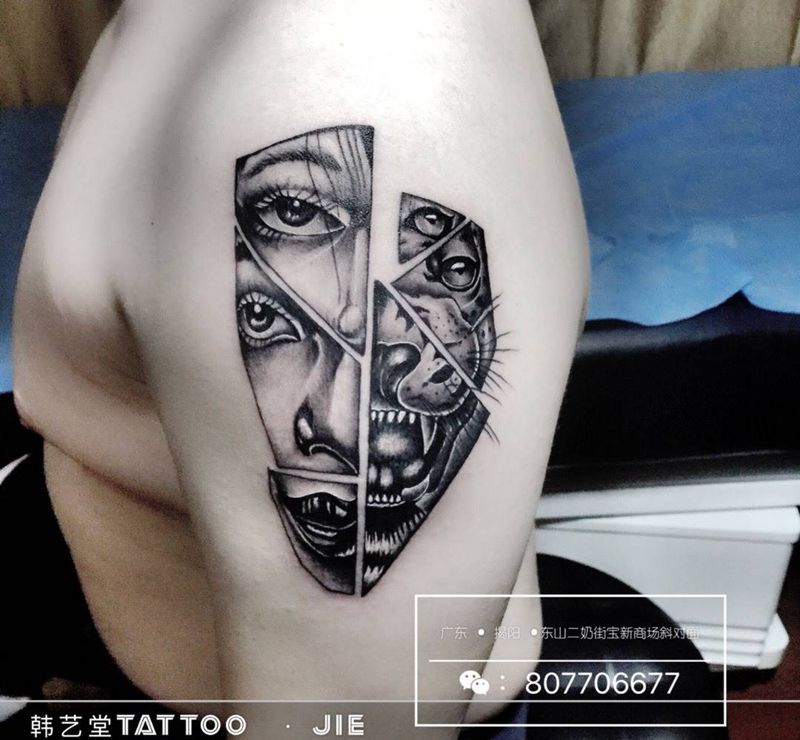 阿杰作品纹身图片