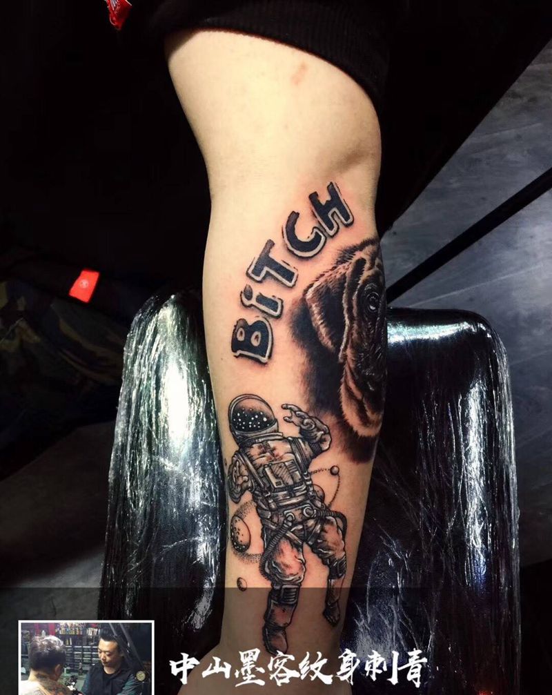 黑灰系列纹身图片