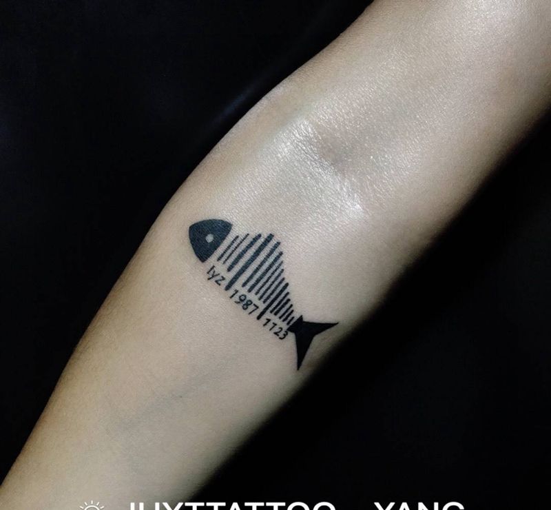 我是一只鱼纹身图片