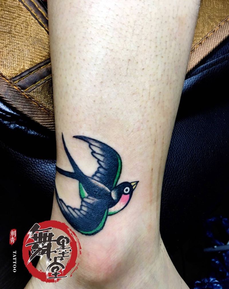 燕子纹身图片