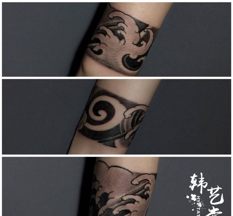 手环纹身图片