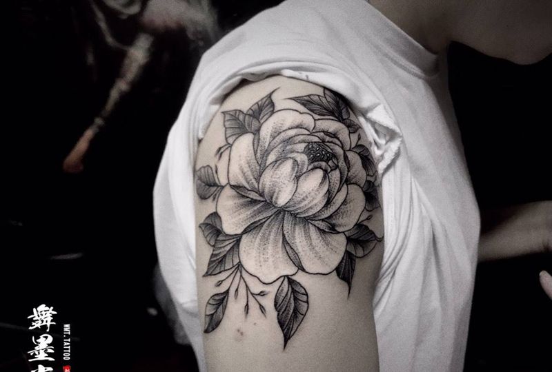 素花 小清新纹身图片