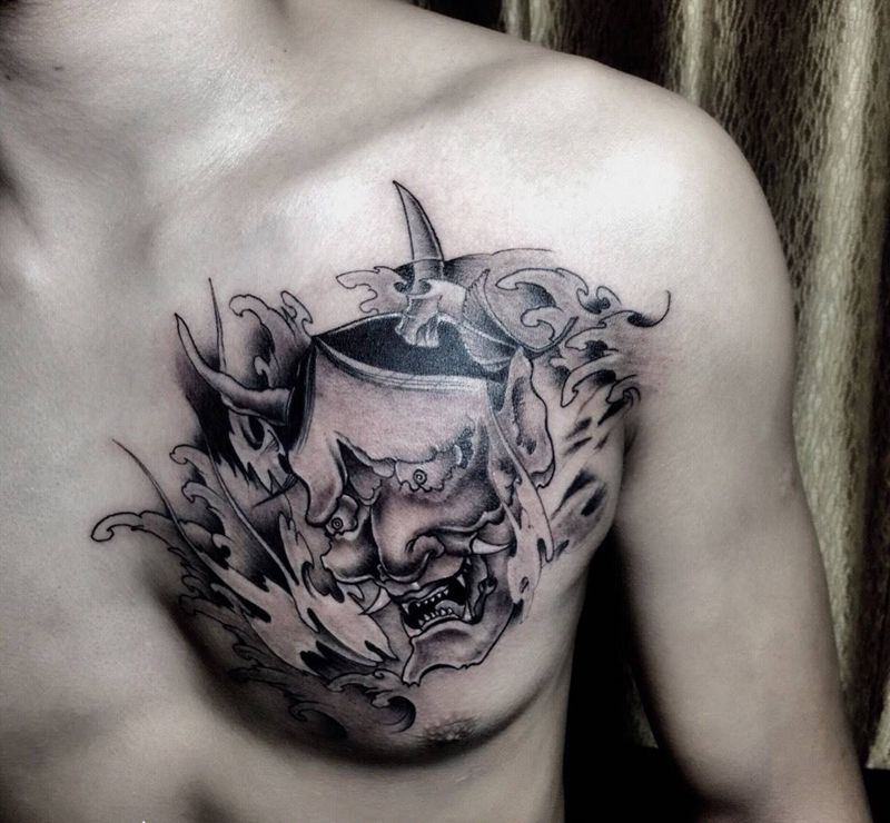 般若，阿杰老师作品纹身图片