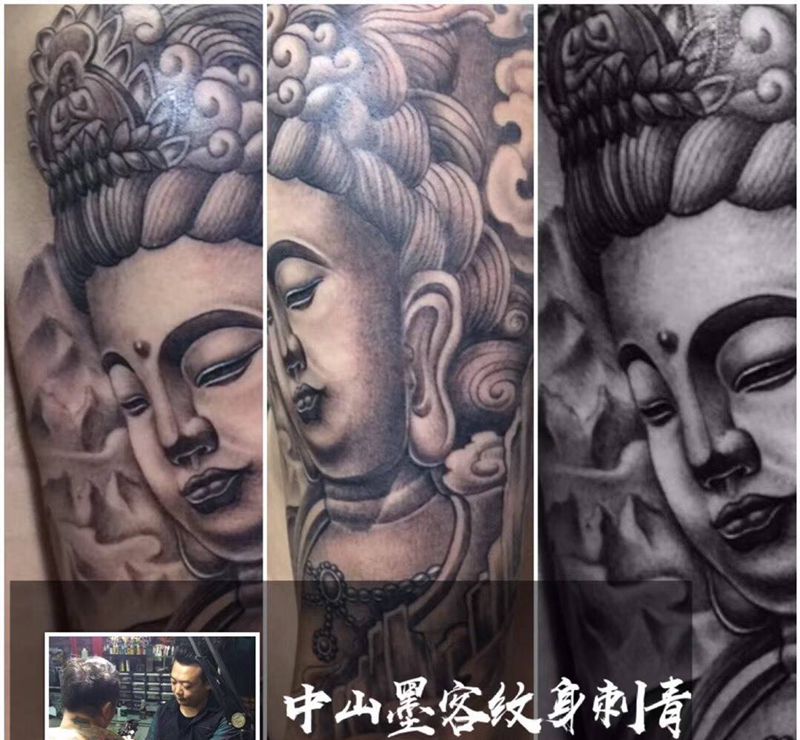 普贤菩萨纹身图片