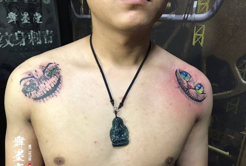 柴郡猫纹身图片