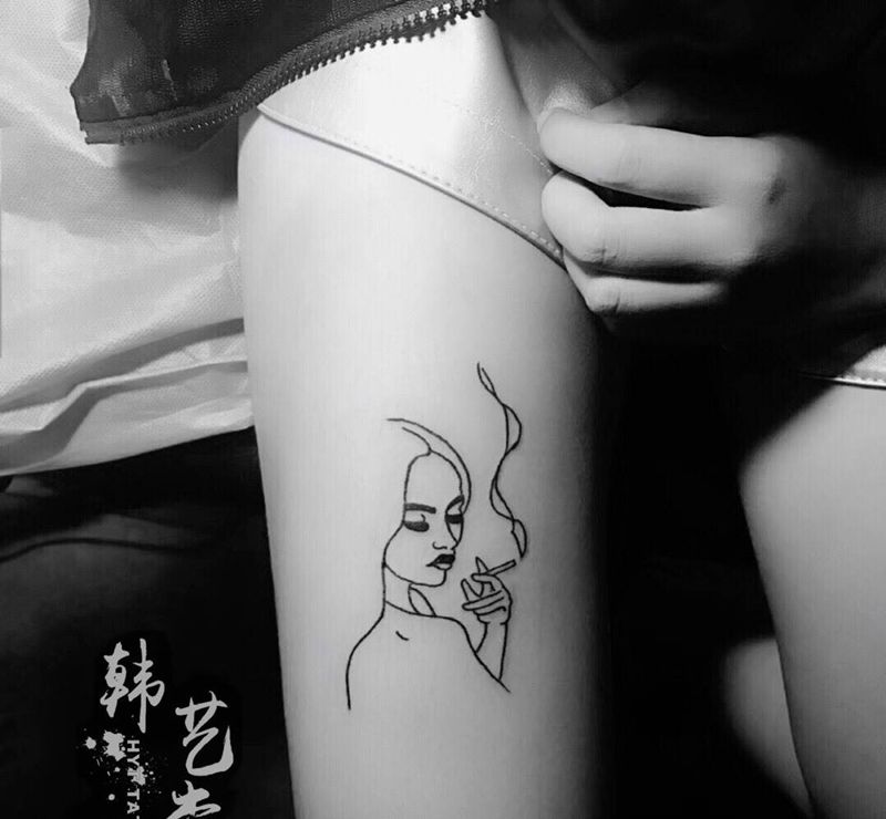 鹏作品，欧美纹身图片