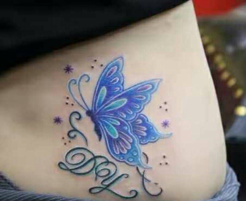 彩色小图纹身图片