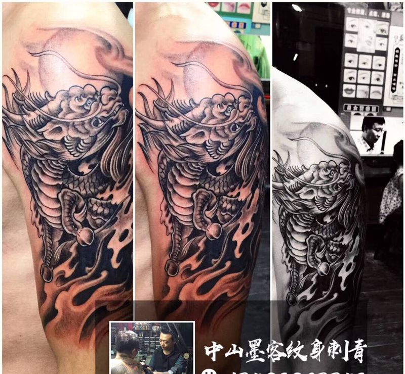 遮盖旧图纹身图片