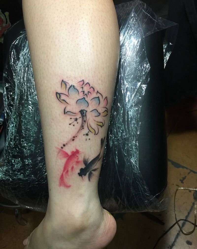 水墨风格纹身图片