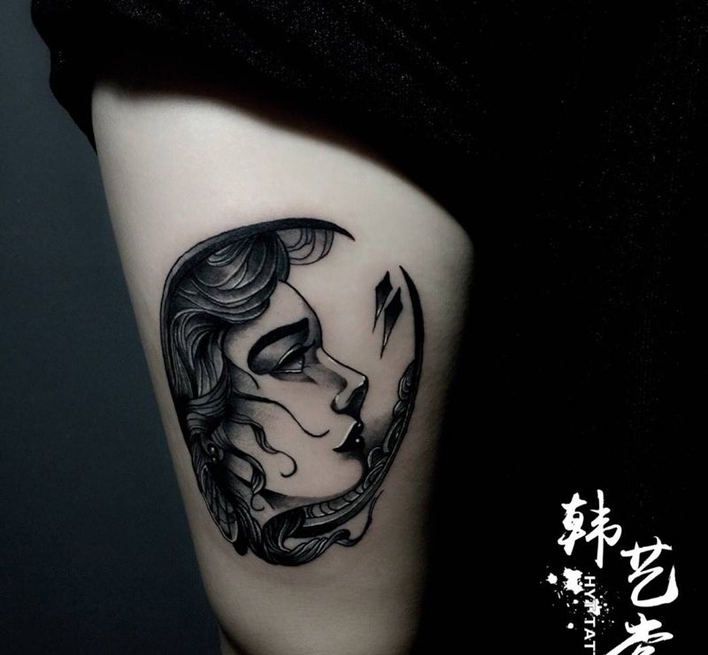 欧美女   思瑶作品纹身图片